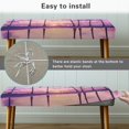 thumbnail image 6 of XYZCANDO Palm Tree Pattern Elastic Bench Seat Protection, Durable Polyester Spandex Fabric Bench Seat Cover for Bedroom Home, 6 of 9