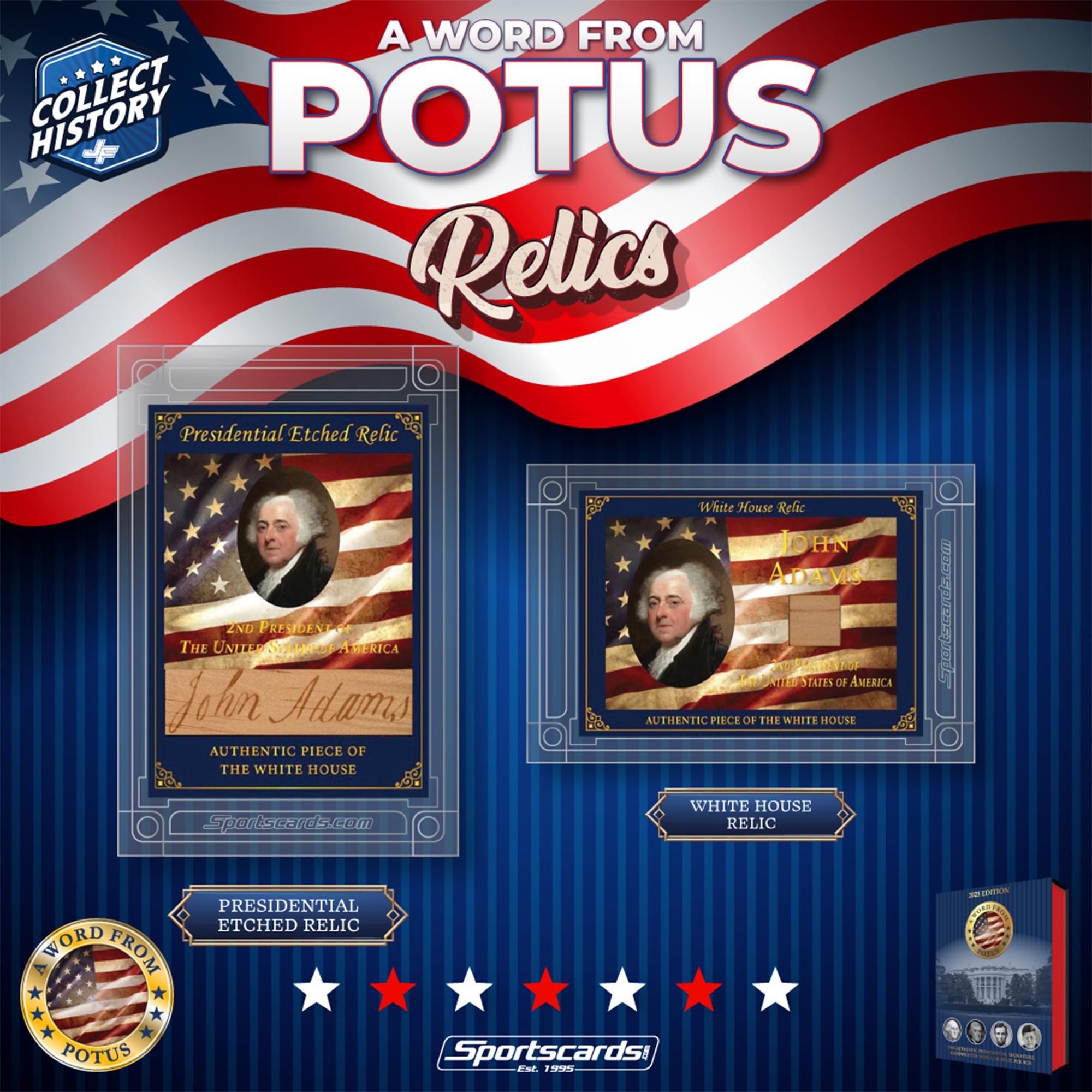 Sportscards.com 2025 POTUS A Word from The President of the United States Trading Card Box