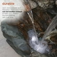 thumbnail image 3 of Alpine Corporation 40" x 23" x 30" Outdoor Polystone Light-Up Rainforest Plug-In Fountain, Brown, 3 of 12