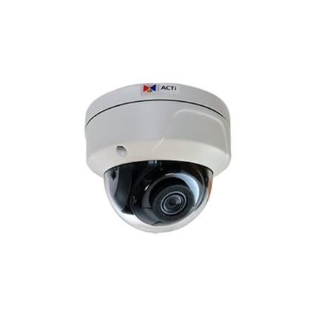 ACTi A77 6MP Deep Learning AI Outdoor Dome with IR, Extreme WDR & Fixed Lens