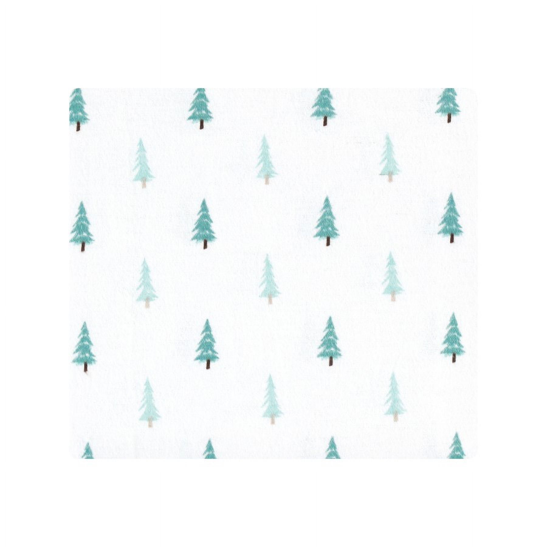Hudson Baby Cotton Flannel Receiving Blankets Bundle, Neutral Woodland Pals, One Size