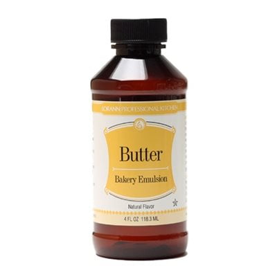 French Vanilla Flavor Oil - Butter Bakery Emulsion Flavor 4 oz Lorann Oils