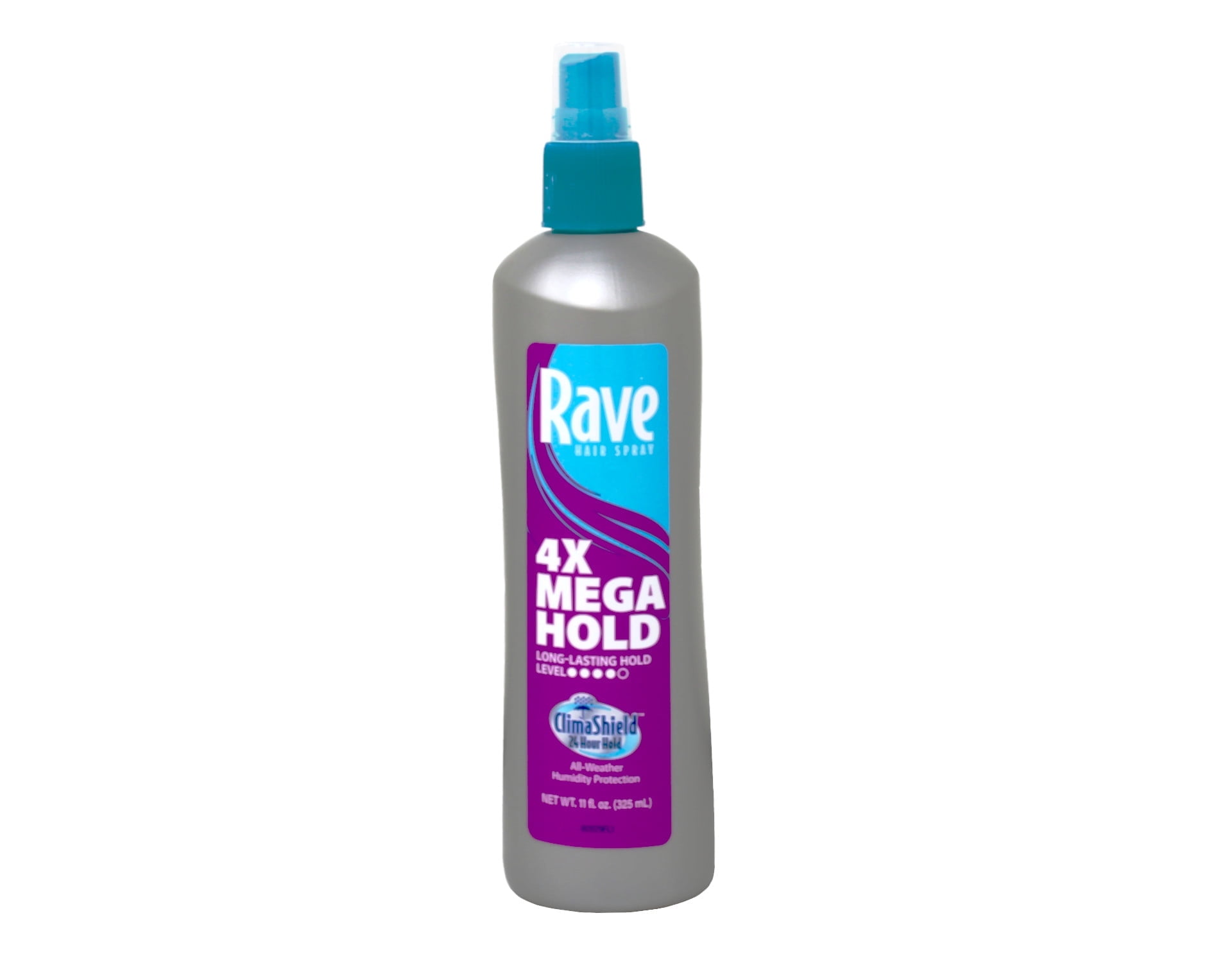 リーウィローションスプレー　4本 Rave 4X Mega Aerosol Hairspray, Clima Shield, Unscented, 11 oz