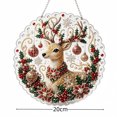 thumbnail image 6 of Clearance! 3D Christmas Pearl Art Kit, 8" Diamond Painting for Adults, Holiday DIY Wall Decor Set with Pearls, Deer, 6 of 8