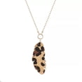 thumbnail image 2 of Leopard Leather Feather Leaves Pendant Charms Necklaces for Women Fashion Jewel, 2 of 9