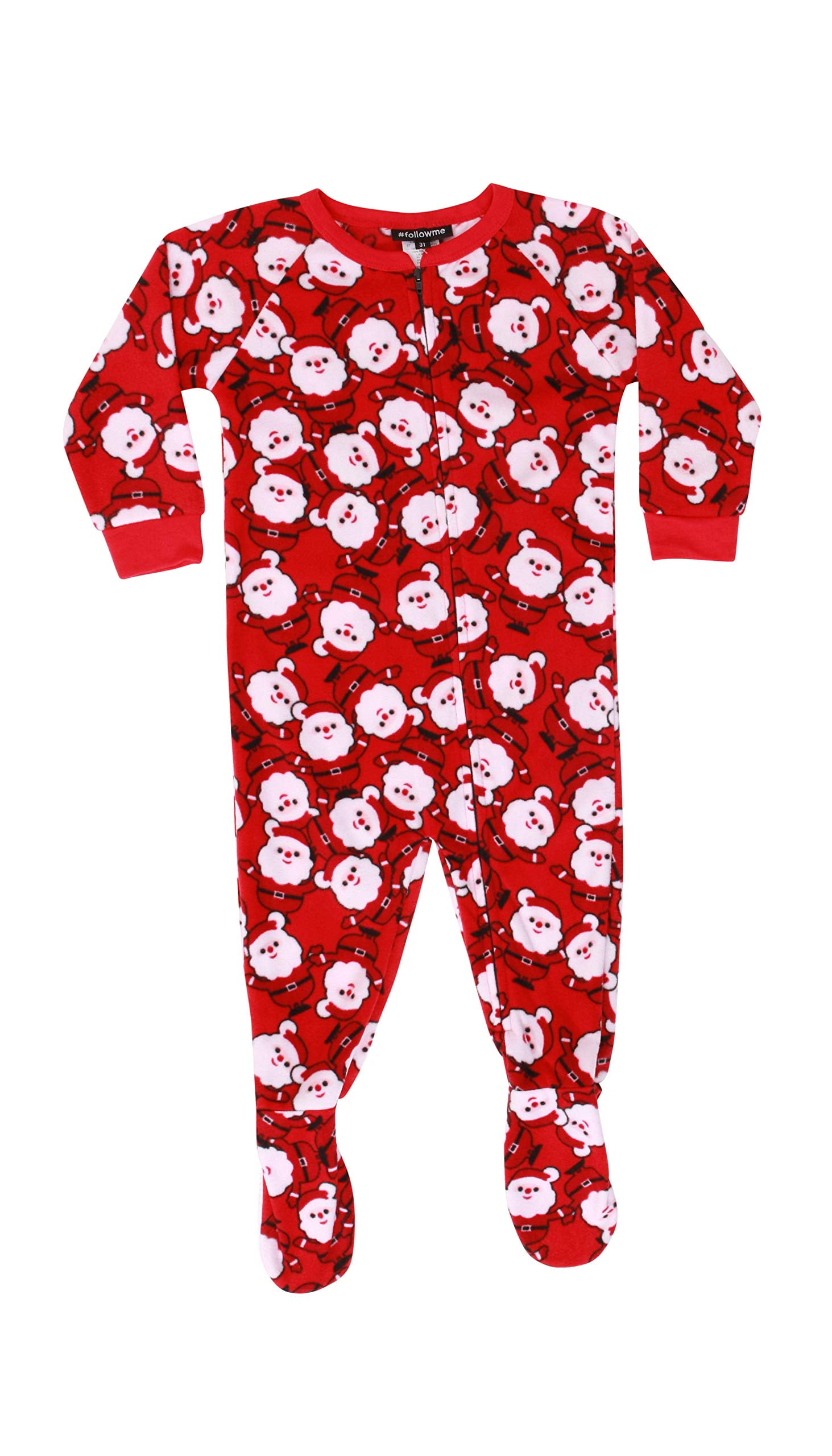 #followme Family Pajamas Microfleece (5-6, Santa Squad)