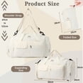 thumbnail image 2 of URSOFINE Sports Bag & Travel Bag Foldable, 30L Waterproof Gym Bag With Shoe Compartment For Women & Men, Hand Luggage Bag, Weekender Travelite For Gym Sports Training Bag Travel, 2 of 7