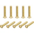 thumbnail image 1 of Paquete de 10 tornillos de máquina de latón, M3 x 16 mm, pernos de sujeción de cabeza Phillips para muebles, equipos de oficina, electrónica, 1 of 5