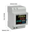 thumbnail image 4 of TFixol D52-2066 DIN-Rail Multi-Function Meter Colorful LCD Display Voltage Current Active Power Frequency Electric Energy Measurement Monitoring Device, 4 of 6