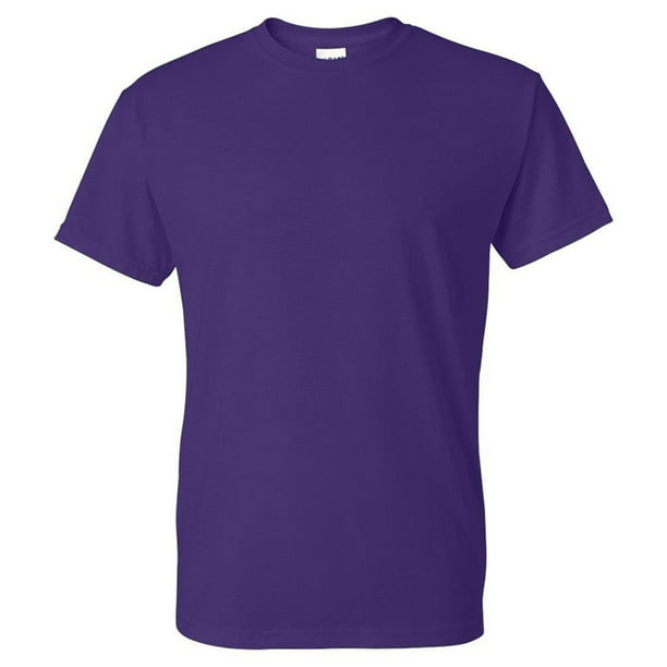 Gildan - Gildan G8000 DryBlend Adult Short Sleeve T-Shirt -Purple-X ...