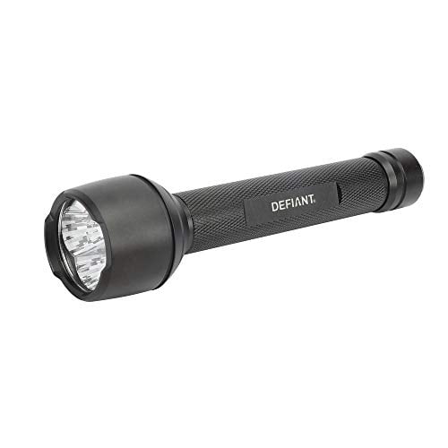3 hours Defiant Flashlight 1000 Lumens LED 3 Modes 3 hours Defiant Flashlight 1000 Lumens LED 3 Modes
