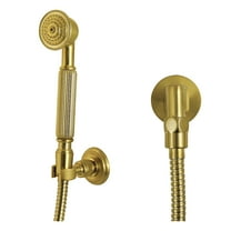 Kingston Brass KX1077SE Vintage Hand Shower Kit, Brushed Brass