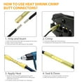 thumbnail image 5 of TSV 210pcs Heat Shrink Wire Connectors, Waterproof Solder Seal Terminals for Automotive Marine, Boat, Trailer, Truck, 5 of 9