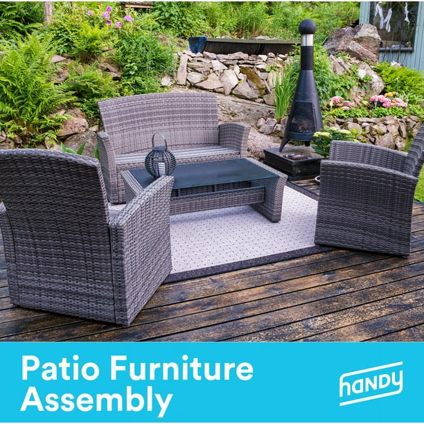 Patio Set Assembly by Handy 4 to 6 pieces