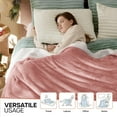 thumbnail image 7 of IR Imperial Rooms Sherpa Bed Blanket Soft Thick & Warm Fluffy Plush Winter Fleece Reversible Lightweight Twin (60x80) Pink, 7 of 7