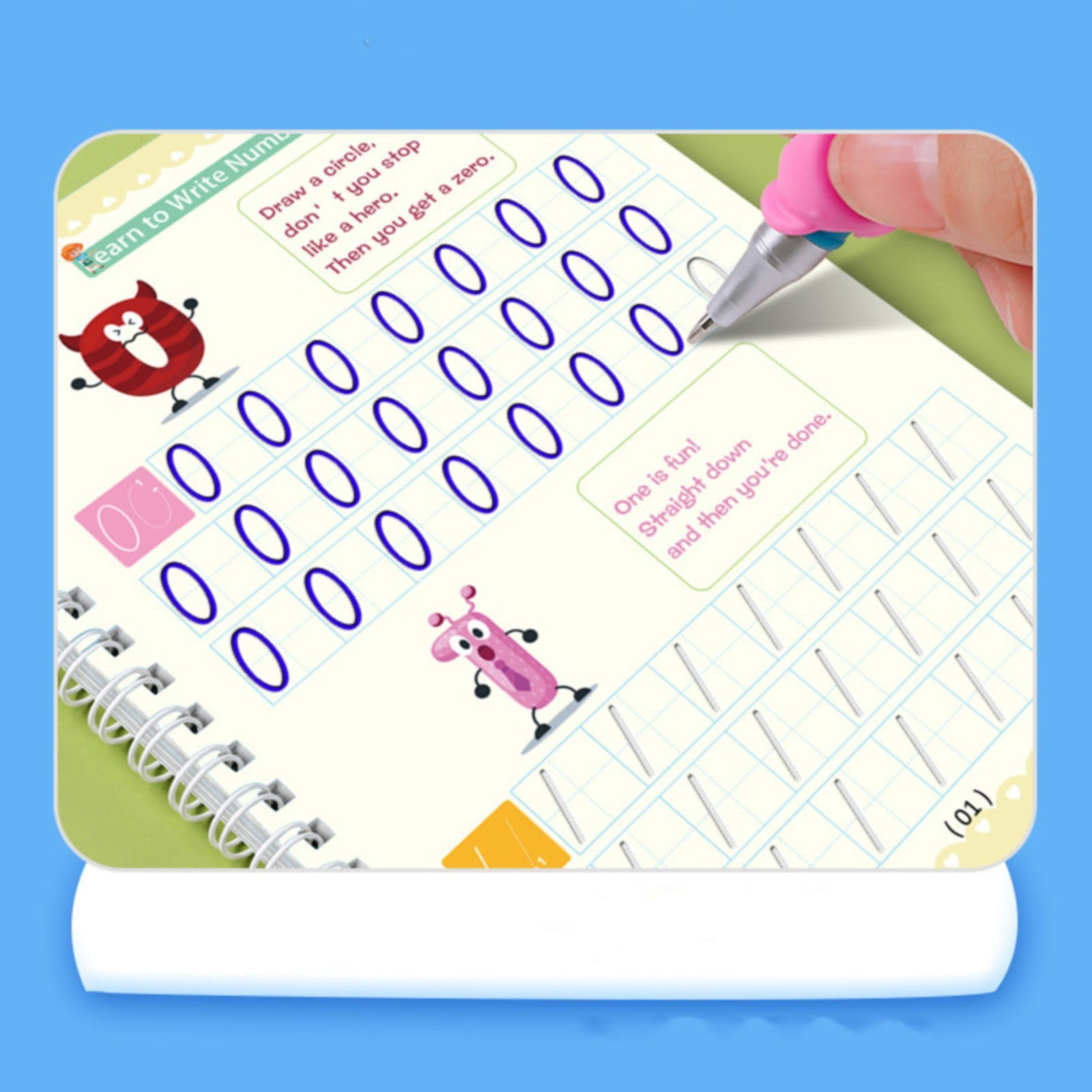 16 Pack Magic Copybooks, Groove Handwriting Books with Pen & Refills, Calligraphy & Tracing Kit, Perfect Christmas & Holiday Gift