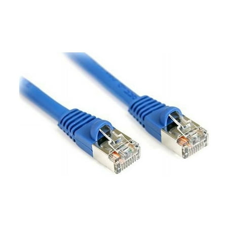 UPC: 0065030799980 | StarTech.com 75 ft Cat5e Blue Snagless Shielded RJ45 F/UTP Cat 5e Patch Cable – 75ft Patch Cord