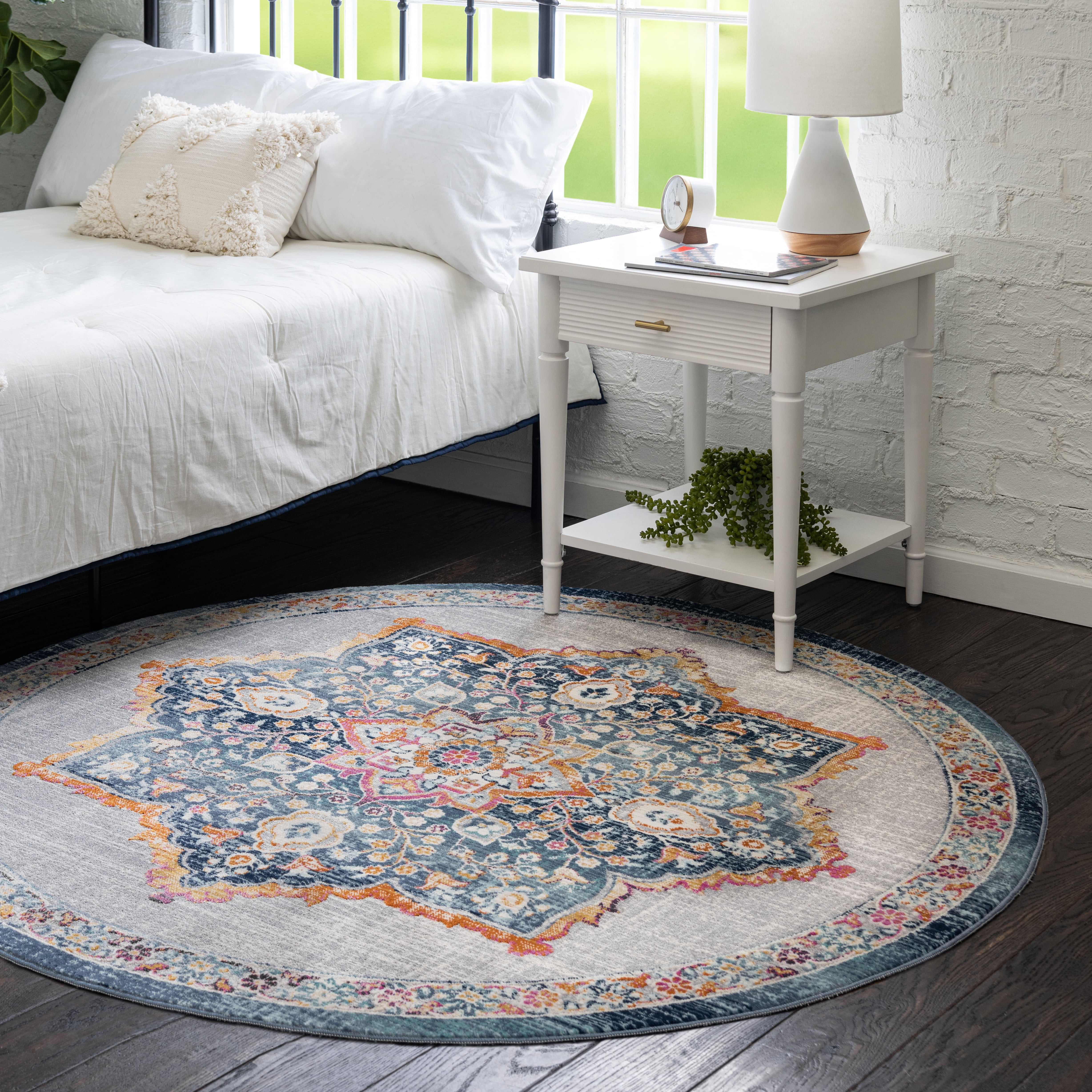 Rugs Com Budapest Collection Round Rug, How Big Is A 3 Round Rug