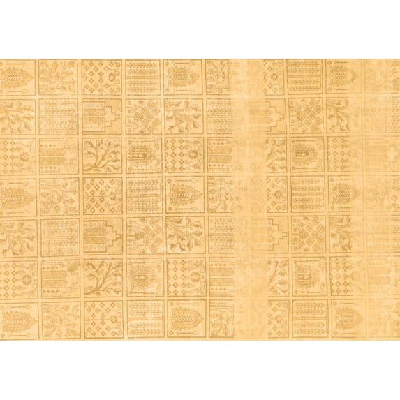 Ahgly Company Indoor Rectangle Abstract Brown Modern Area Rugs, 8' x 10'