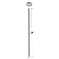 thumbnail image 6 of Westbrass D3624A-26 1/2" IPS x 24" Round Ceiling Mount Shower Arm with Flange, Polished Chrome, 6 of 7