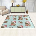 thumbnail image 3 of SKYSONIC Christmas Dog and Candy Lightweight Carpet Mats Area Soft Rugs Floor Mat Doormat Decoration for Rooms Entrance 36x24 inch, 3 of 6