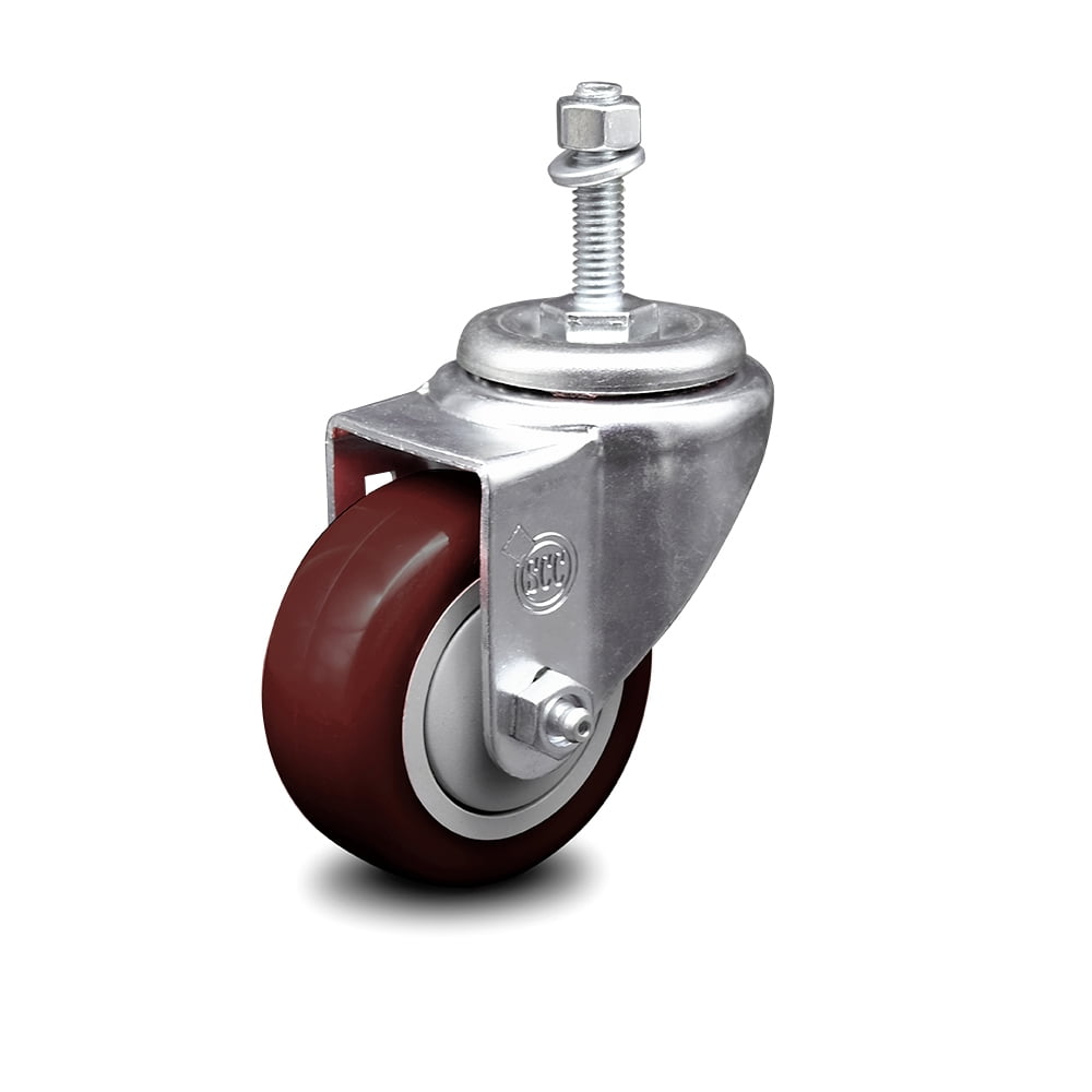 Polyurthn Swivel Stem Caster 210 lb 3 in Polyurthn Swivel Stem Caster 210 lb 3 in