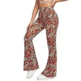 thumbnail image 1 of Women's Trousers Retro Flared Trousers Boho Flared Trousers For Carnival, 1 of 5