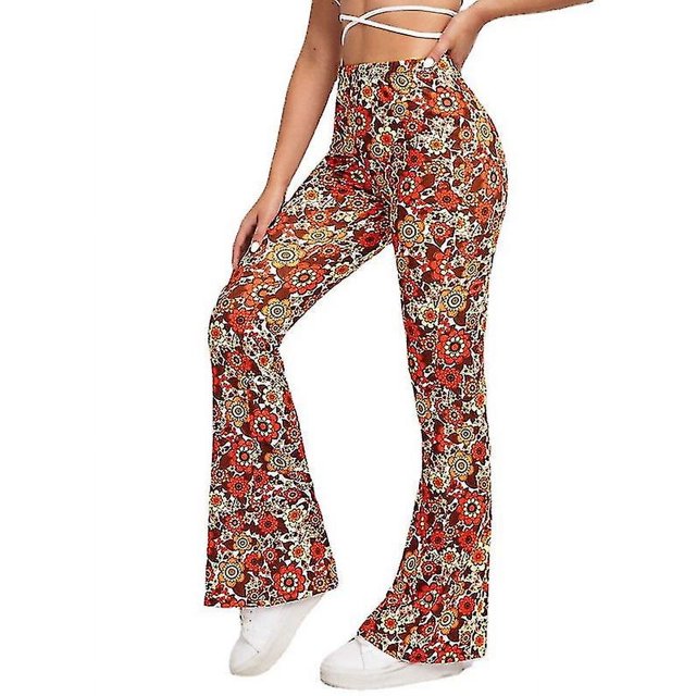 Women's Trousers Retro Flared Trousers Boho Flared Trousers For Carnival