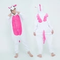 thumbnail image 2 of Conjunto de pijamas de franela para niños y niñas, ropa de dormir con dibujos de animales, Pegaso, unicornio, zorro, para invierno, novedad xuanjing unisex, 2 of 2