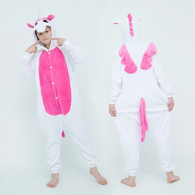 Pijamas de Panda para niños y niñas, Onesies de unicornio, ropa de dormir de animales, Tigre, burro, unicornio, monos para niños xuanjing unisex