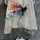 thumbnail image 4 of Vestido HUOGUO Vintage Floral Manga 3/4 para mujer, talla grande, 4 of 5