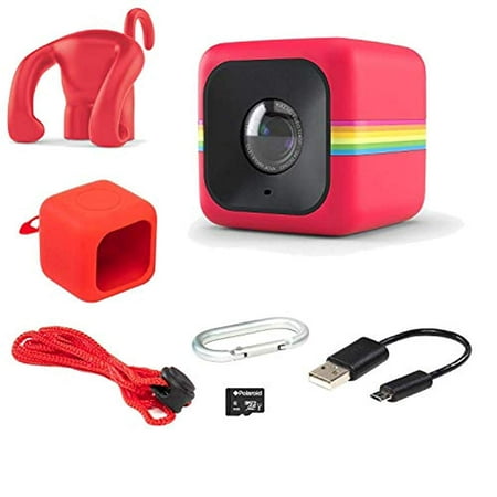 Polaroid Cube Act II – HD 1080p Mountable Weather-Resistant Lifestyle Action Video Camera & 6MP Still Camera w/ Image Stabilization, Sound Recording, Low Light Capability & Other Updated