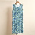 thumbnail image 3 of Juesizh Nightgowns for Women Plus Size Round Neck Loungewear Comfy Loose Casual Print Sleeveless Sleepwear, S-5XL, 3 of 6