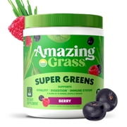 Amazing Grass Green Superfood Powder, Berry, 30 Servings