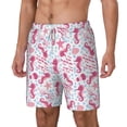 thumbnail image 2 of Balery Seahorse and Starfish Mens Swim Trunks Swim Shorts for Men Quick Dry Inseam Beach Shorts with Compression Liner Pocket-X-Large, 2 of 9