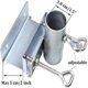 thumbnail image 2 of Parasol holder for balcony railing, umbrella holder, parasol clamp, 2 of 5