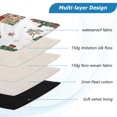 thumbnail image 3 of FORMRS 13"-13.3" Laptop Sleeve Protective Case Soft Carrying Quilted Computer Bag Cover, Brown Christmas House, 3 of 7