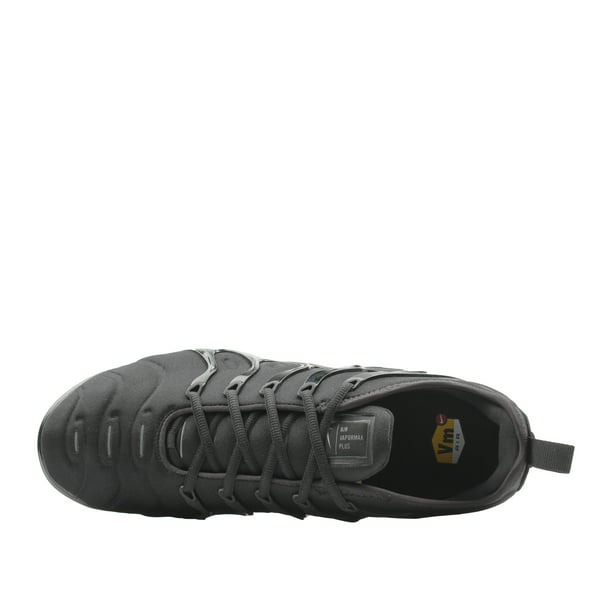 idioma Actual derivación Mens Nike Air Vapormax Plus Triple Black Dark Grey 924453-004 - Walmart.com
