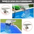 thumbnail image 4 of Waterfall Fountain Spout, Easy To Install Pool Waterfall Cascade  for Yard, 4 of 7