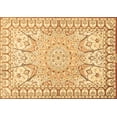 thumbnail image 1 of Ahgly Company Indoor Rectangle Medallion Brown Traditional Area Rugs, 5' x 7', 1 of 4