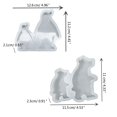 thumbnail image 5 of WINDLAND Penguins Bear Candle Holder Mold for Crafting Candle Holder Tealight Holder Decor Gypsum Ornament Epoxy Resin Casting, 5 of 12