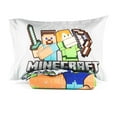 thumbnail image 2 of Minecraft Time to Fight 4 Piece Twin Size Kids Quilt Set, 2 of 5
