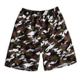 thumbnail image 5 of XINPING Men's Swim Trunks 9" with Pockets Quick Dry Printed Bathing Suit Built-in Board Shorts Beach Swimwear Pool Shorts, 5 of 5