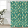 thumbnail image 2 of 72x78 Inch Shower Curtain Teal Yellow Dandelion Bathroom Decor Waterproof Fabric Bathtub Bath Curtains Decorative Farmhouse Botanical Blossom Extra Long Shower Curtain Set with Hooks, 2 of 6