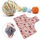 thumbnail image 4 of Bolsa de almacenamiento para tejer, portátil, para hacer a mano, ganchillo, bolsa organizadora para tejer, organizador de almacenamiento de hilo, funcionalidad versátil, 4 of 9