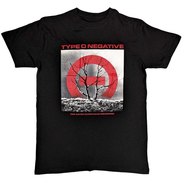 Type O Negative - Camiseta Red Water para Adultos Unisex (Negro)