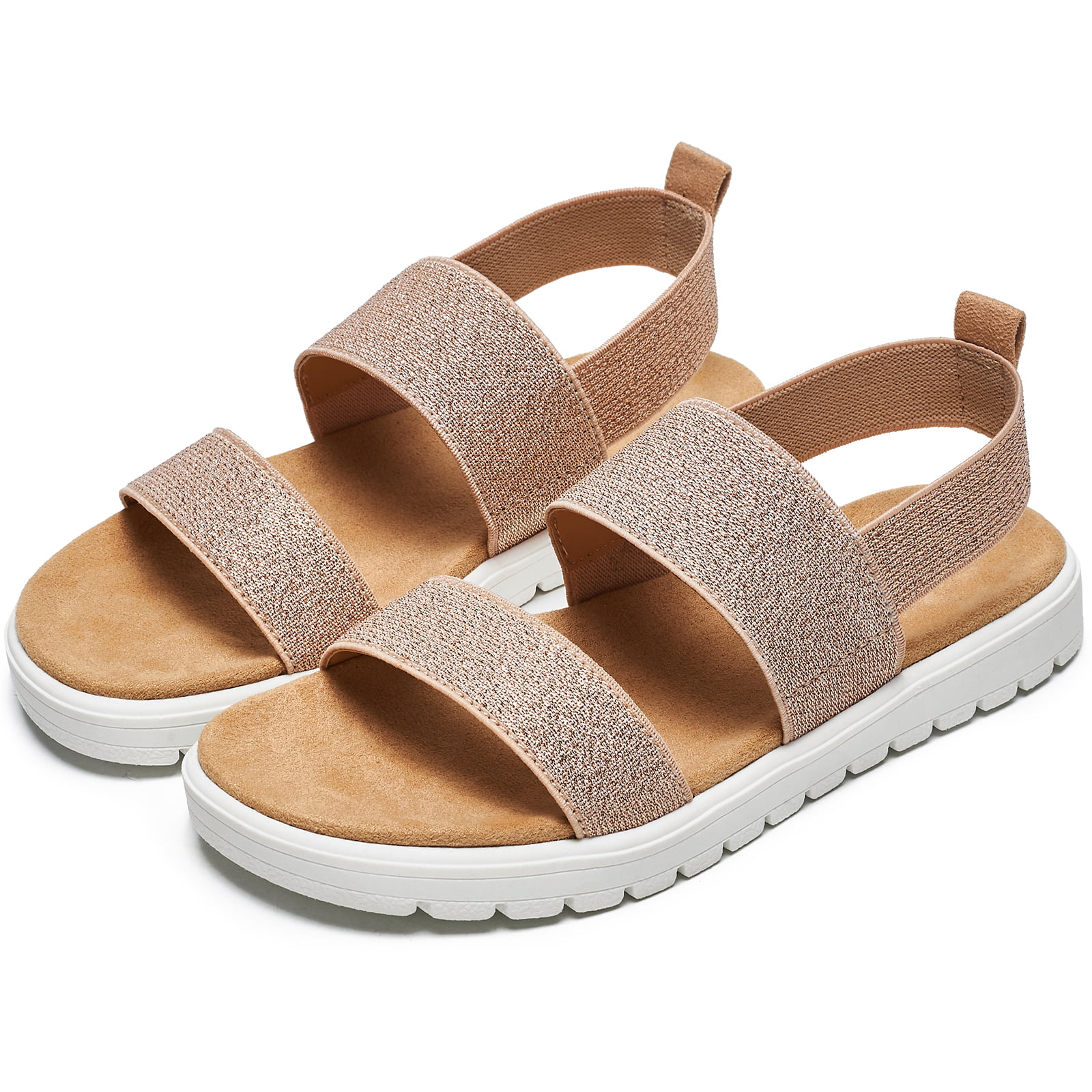 Baviue Fashion Pearl Leather Outdoor Kids Sandals for Girls Sandles