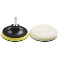 thumbnail image 3 of AFQH Car Polishing Wheel Buffing Pads Set Wool Mop Kit Pad Polisher For Car Polisher Drill, 3 of 10