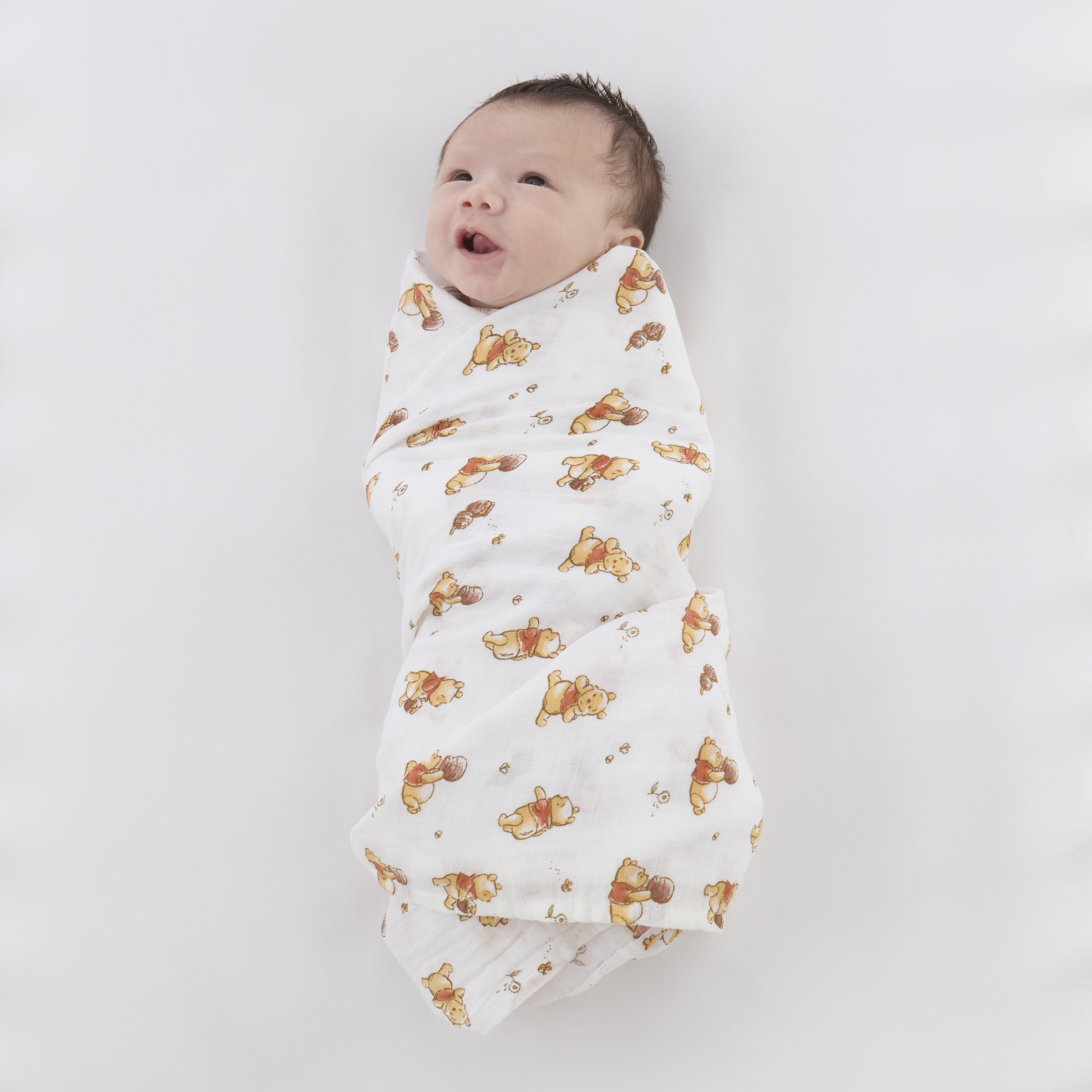 Disney Baby Winnie The Pooh Cotton Muslin Swaddle, 2-Pack photo 5