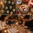 thumbnail image 4 of WDOBM Christmas Decoration, 12 PCS DIY Wooden Diamond Painting Kit, Christmas Ornaments Pearl Diamond Art Kit for Adults Beginner, Xmas Tree Hanging Decor Holiday Gift, 4 of 7